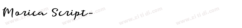 Morica Script字体转换 Morica Script字体转换